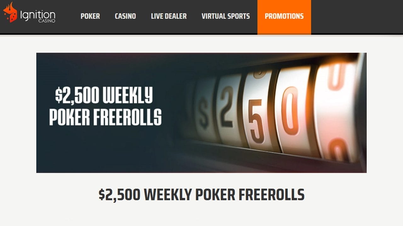 Does Ignition Poker Have Freerolls