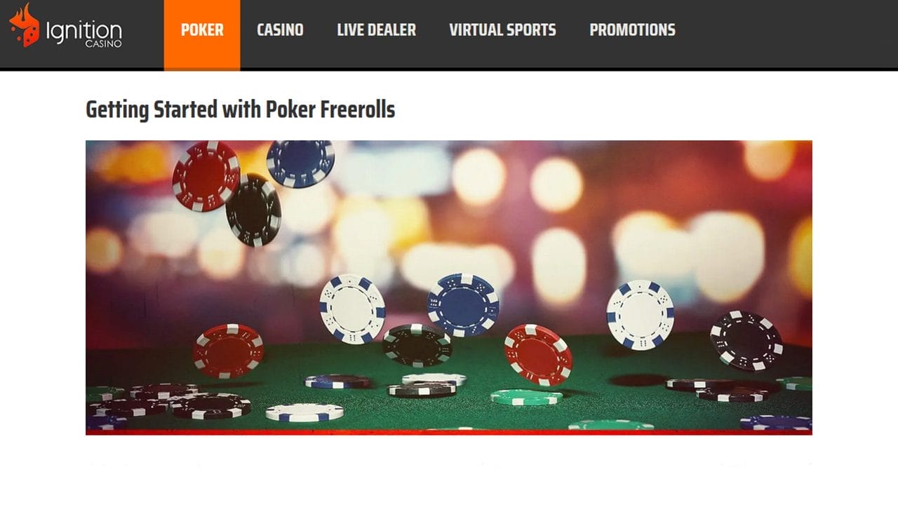 Does Ignition Poker Have Freerolls